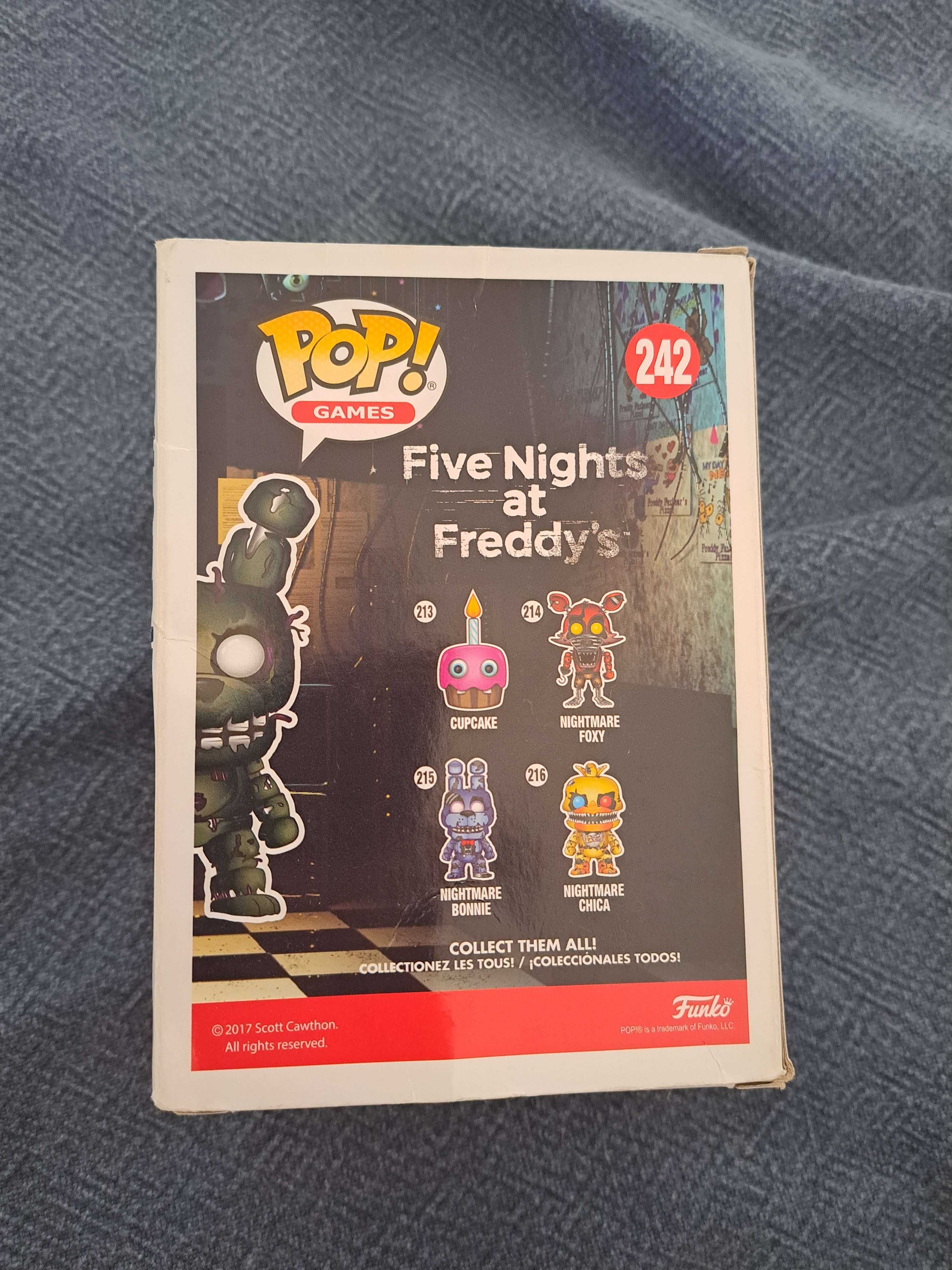 Pop Funko Rar Dark Springtrap