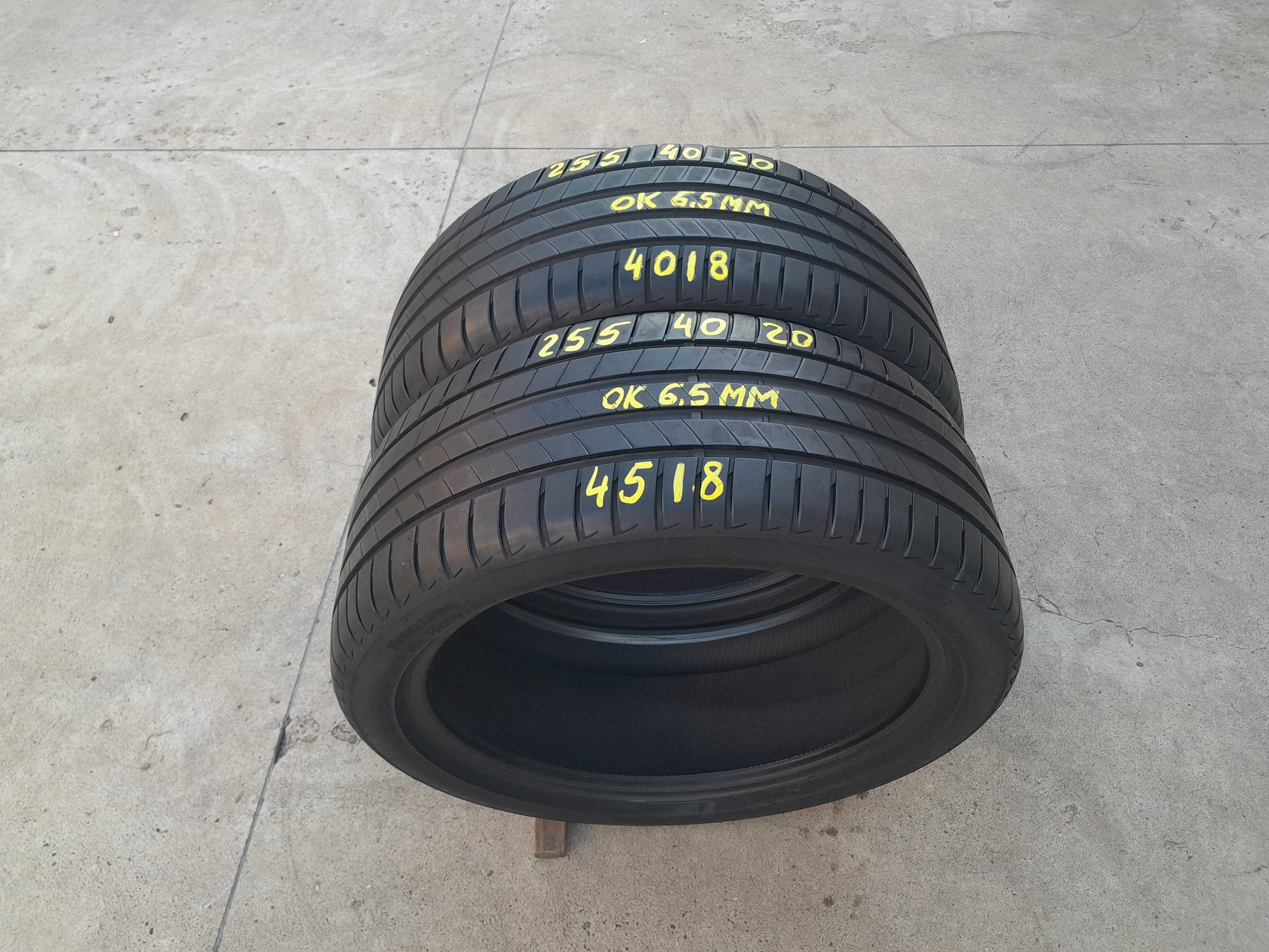 Doua anvelope vara 255 40 20 bridgestone turanza T005 profil de 6,5 mm