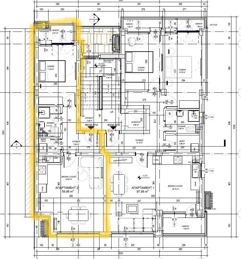 Продава се Двустаен апартамент в Търговище, Вароша - 68 кв.м за 1101 €/кв.м - Снимка #2