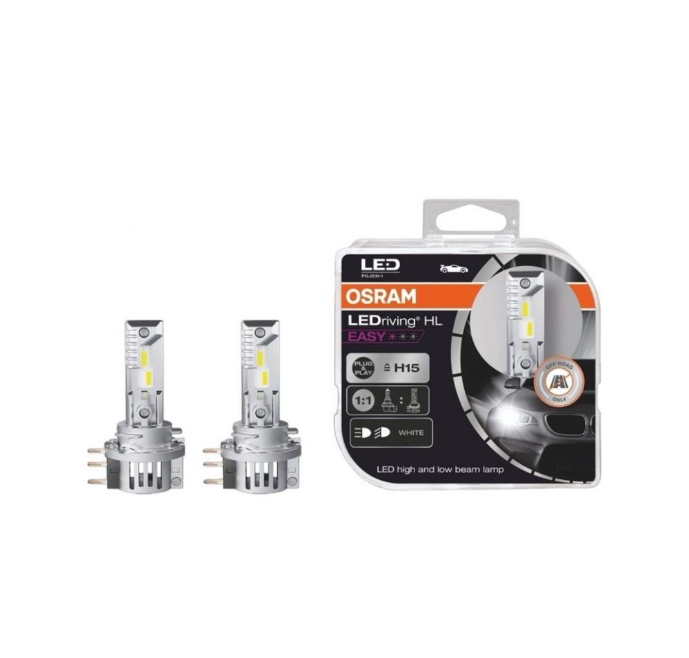 LED крушки за дълги и къси светлини с plug & play система!