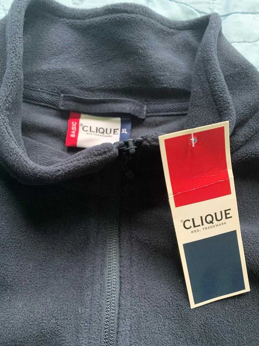 Bluza cu fermoar flece ski-drumeție  navy marca Clinique mărimea XL
