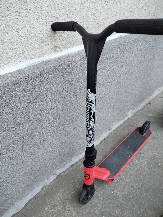 Trotinetă freestyle One roșu, nivel începător