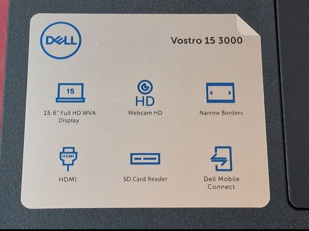 Laptop Dell Vostro 3500, i5-1135G7, 15.6, 8GB, 256Gb SSD, Win10Pro NOU