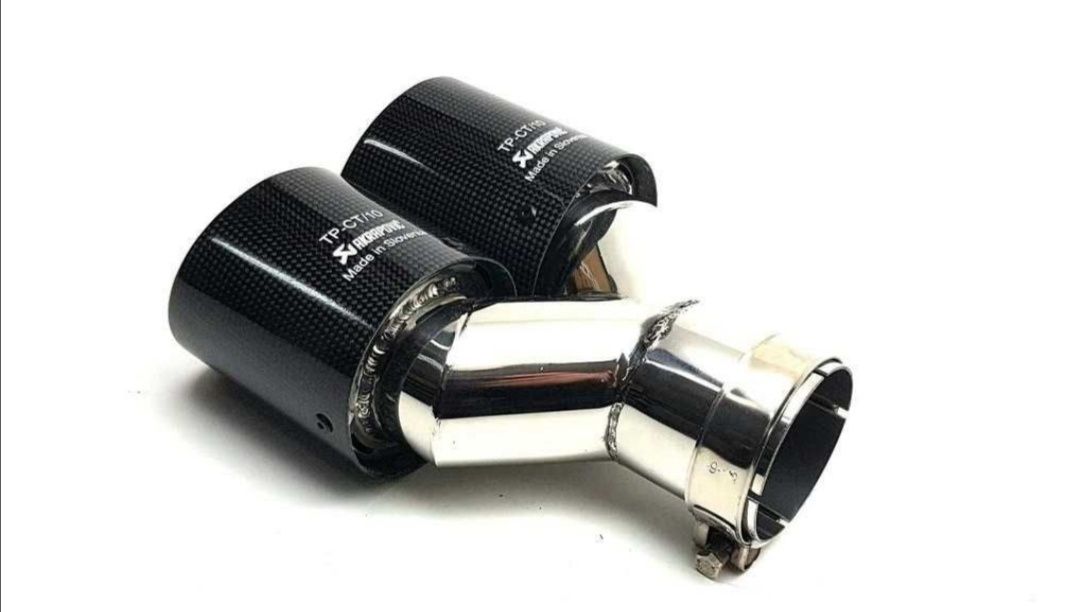 Накрайник Ауспух - Akrapovic - двоен 63мм - 1052-63 R