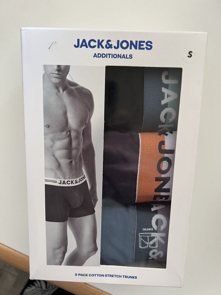 Boxeri originali marime S M L Jack&Jones set 3 buc