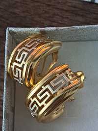 Cercei aur 14k Versace