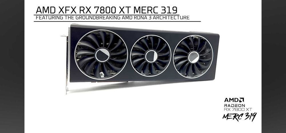 XFX 7800 XT Black Edition + BeQuiet 850W Gold