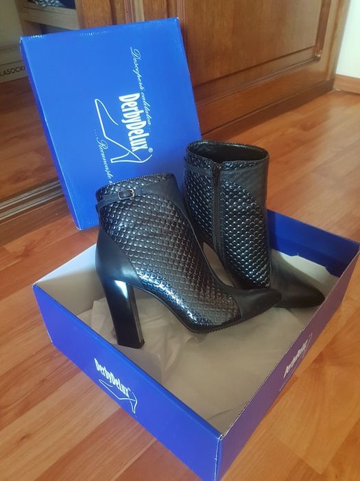 Botine din piele naturala  bleomaren