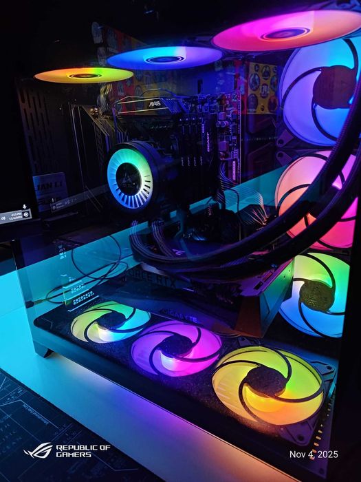 PC Gaming High-End RTX 3080 + Ryzen 7 | 2 monitoare 240Hz/175Hz