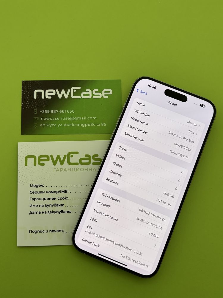 IPhone 15 Pro Max 256 GB White Titanium