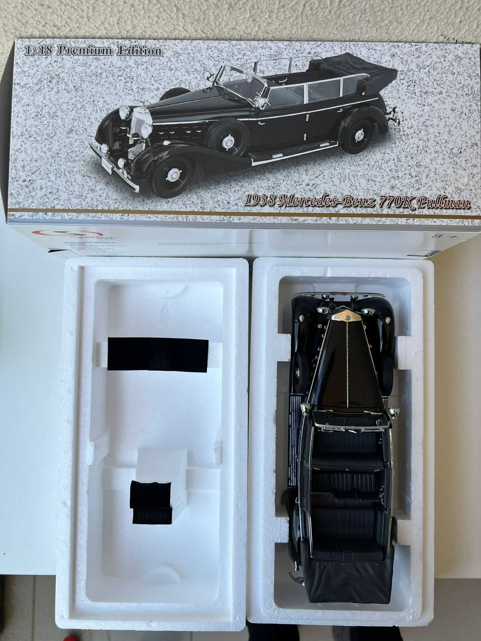 Macheta Auto 1/18 1938 Mercedes 770K Pullman Premium Models