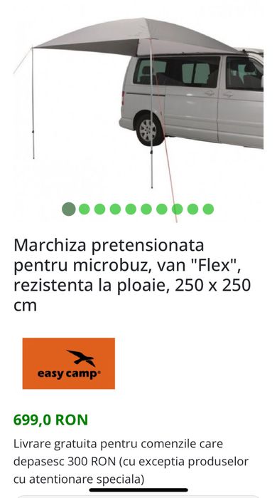 Marchiza terasa rulota camper minibus