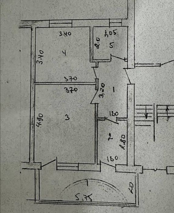 2/1/2 Бектемир РОВД ориентир, кирпич балкон 2х6 мебель техника, 58м2