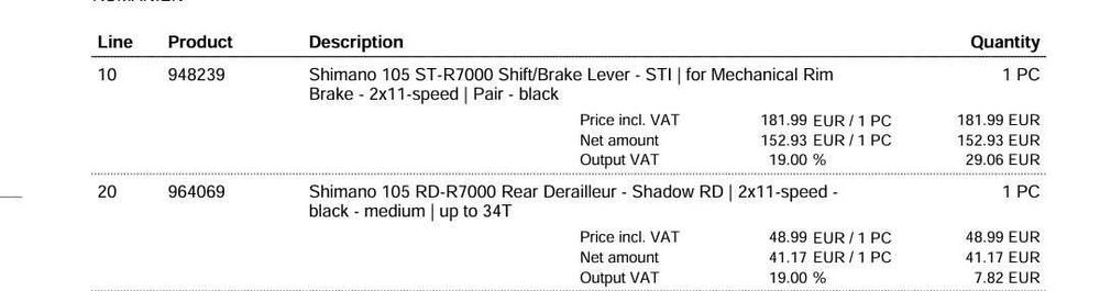 Manete Shimano 105 2x11 speed si schimbator spate Shimano 105 11 speed
