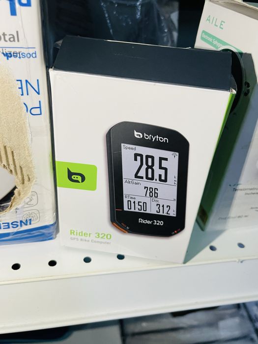 Bryton Rider 320T - Ciclocomputer GPS cu Senzor de Cadrenta
