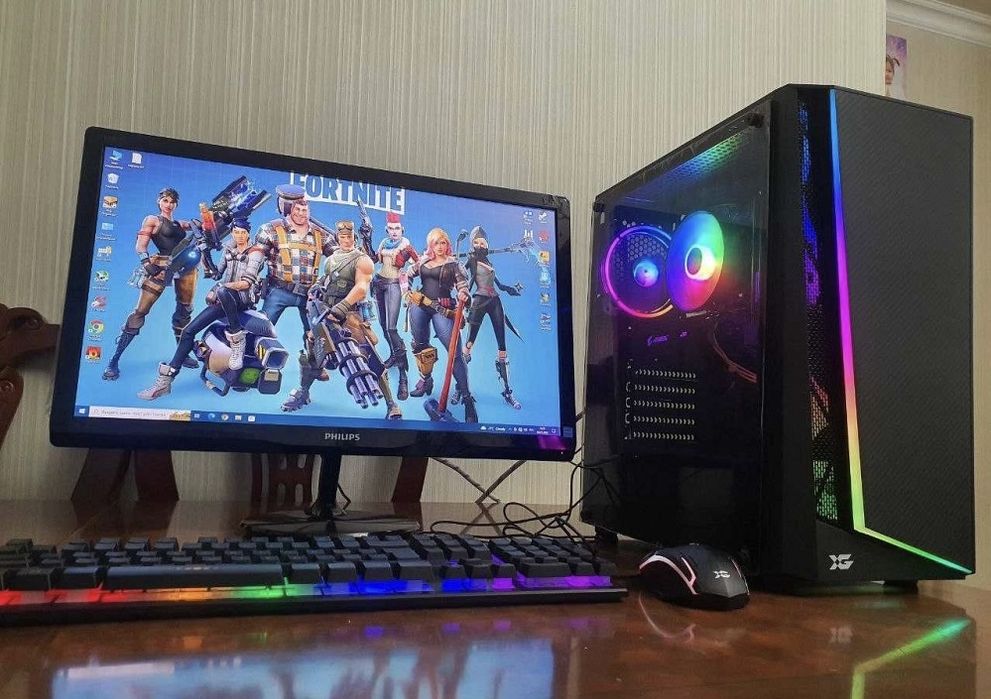 Игровой компьютер i3-10100,GTX1070ti,16озу