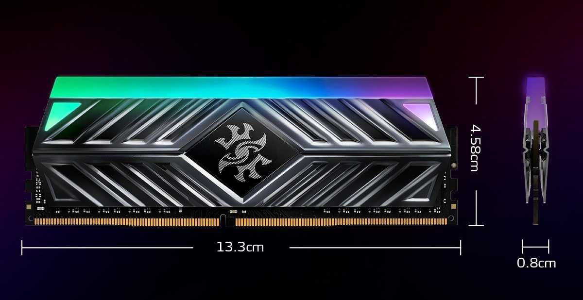 RAM памет DDR4 PC 8GB 3000MHz XPG Spectrix D41 RGB Crimson Red, Adata