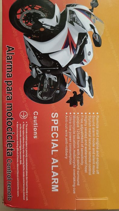 Ieftin!-Alarmă Super-Performanta Motocicleta & MaxiScuter NOUA-Merita