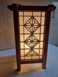 Lampa decorativa din lemn
