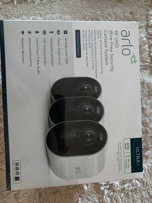 Arlo kitx3 Ultra2 si Ultra2XL Camera video supraveghere 4K NOU SIGILAT