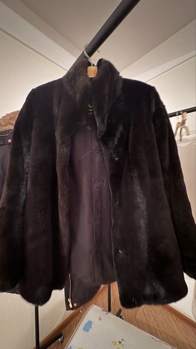 Норковая короткая шуба