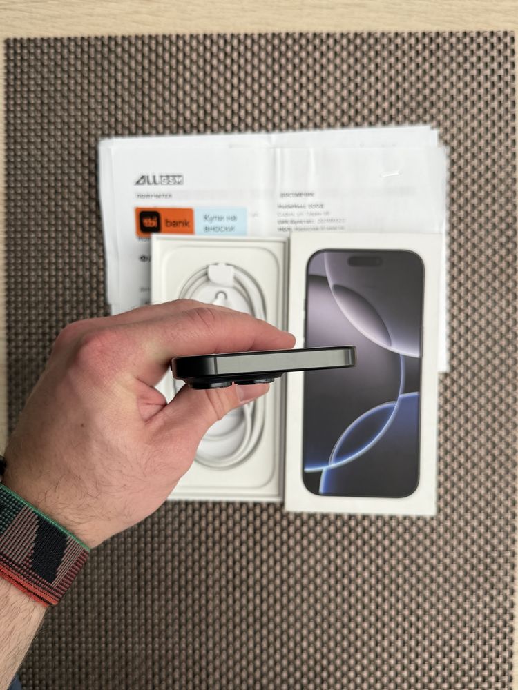 НОВ!1Tb *ЛИЗИНГ* iPhone 16 Pro Black Titanium 24М ГАРАНЦИЯ Айфон 1000G