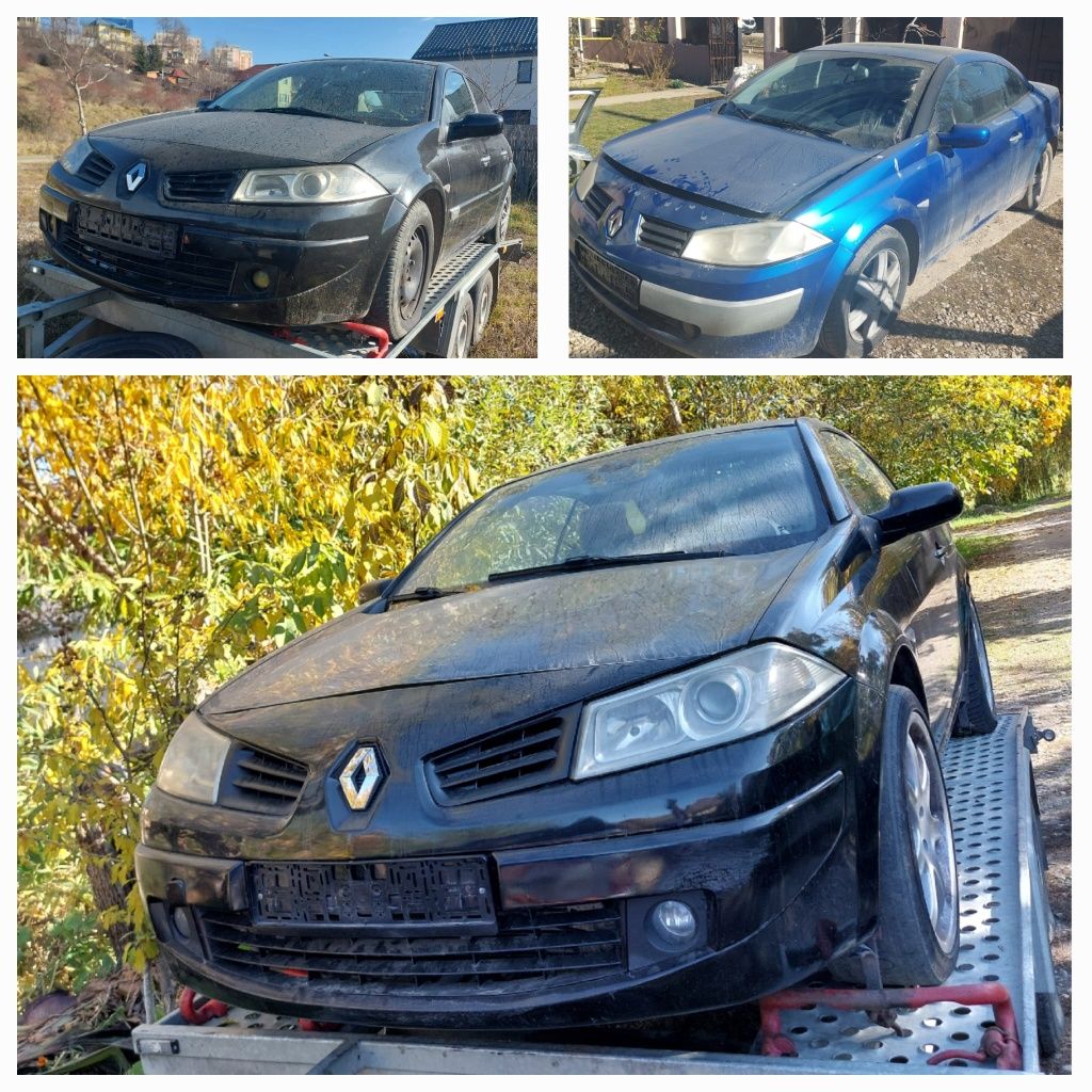 Dezmembrez/ Dezmembrari Renault Megane 2 cabrio berlina 1.9-1.616v-2.0