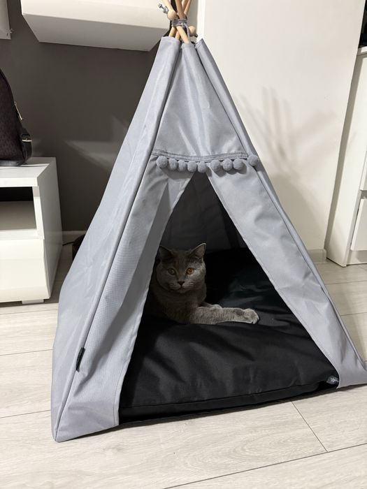 Cort pentru pisici si caini 55 x 55 x 82 cm