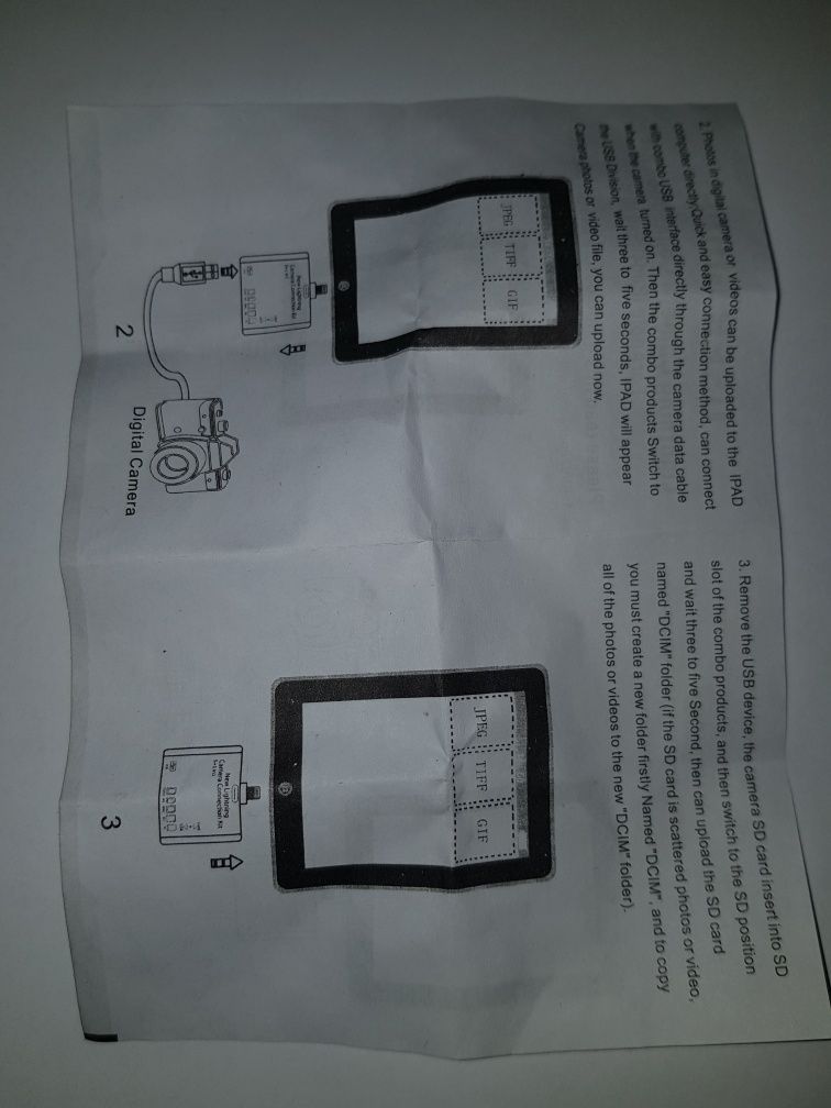 Conector Camera Connection Lightning Kit 5 In 1 Pentru iPad Air