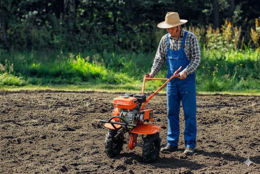 Бензиновый мотоблок QAZAR Фрезы в комплекте Гарантия РАССРОЧКА 0-0-24