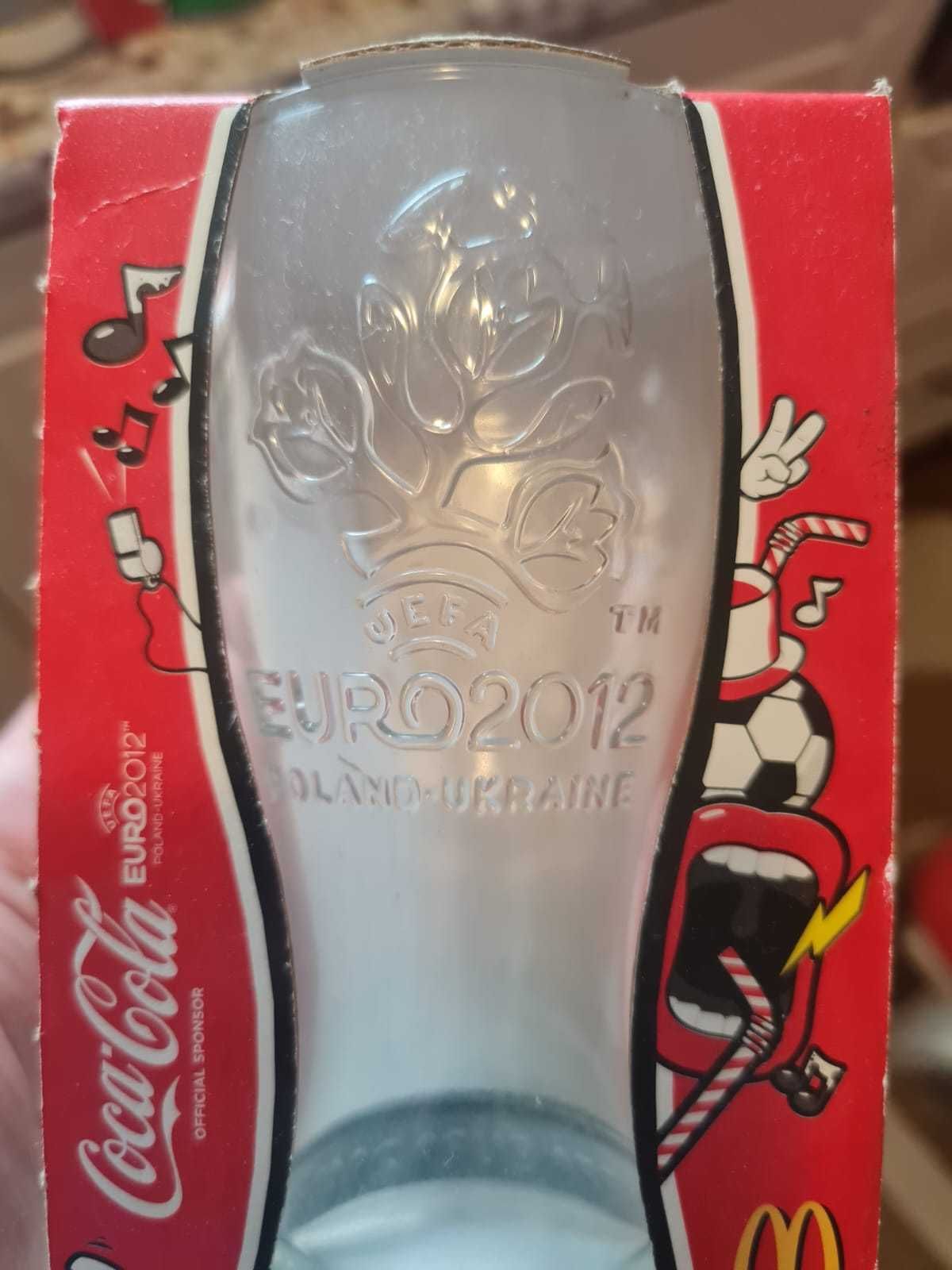 Set 6 pahare McDonald's Editie Limitata Euro 2012 Coca-Cola