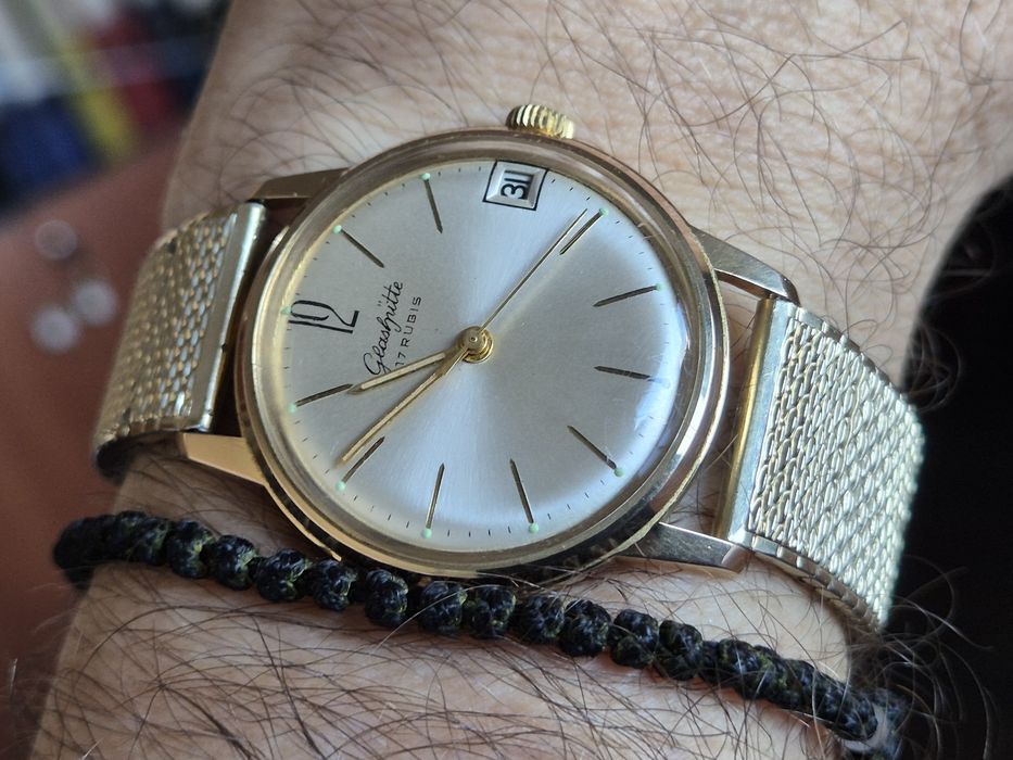 Ceas Glashutte 17 jewels, anii "60-"70, superb