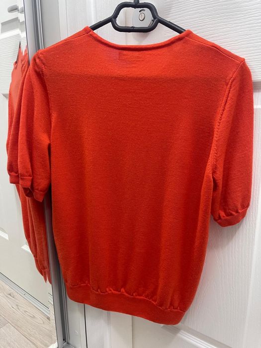 Maleta 100 % lana cu maneca scurtă