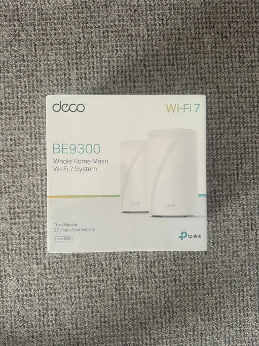 Mesh Tp-Link Deco BE9300 2 pack Wifi 7 Sigilat