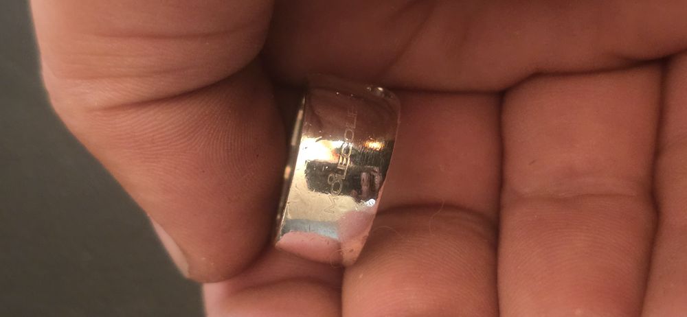 Inel argint Molecole diamante naturale