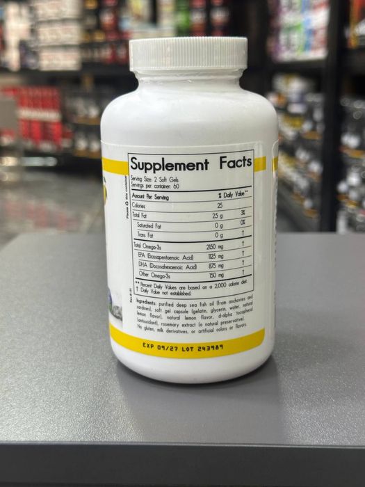 Nordic omega 3   120 kapsula limonli usa mahsuloti !