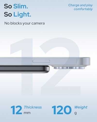 Нов Магнитен Power Bank 5000mAh iPhone 17/16/15/14 серии, тънък модел