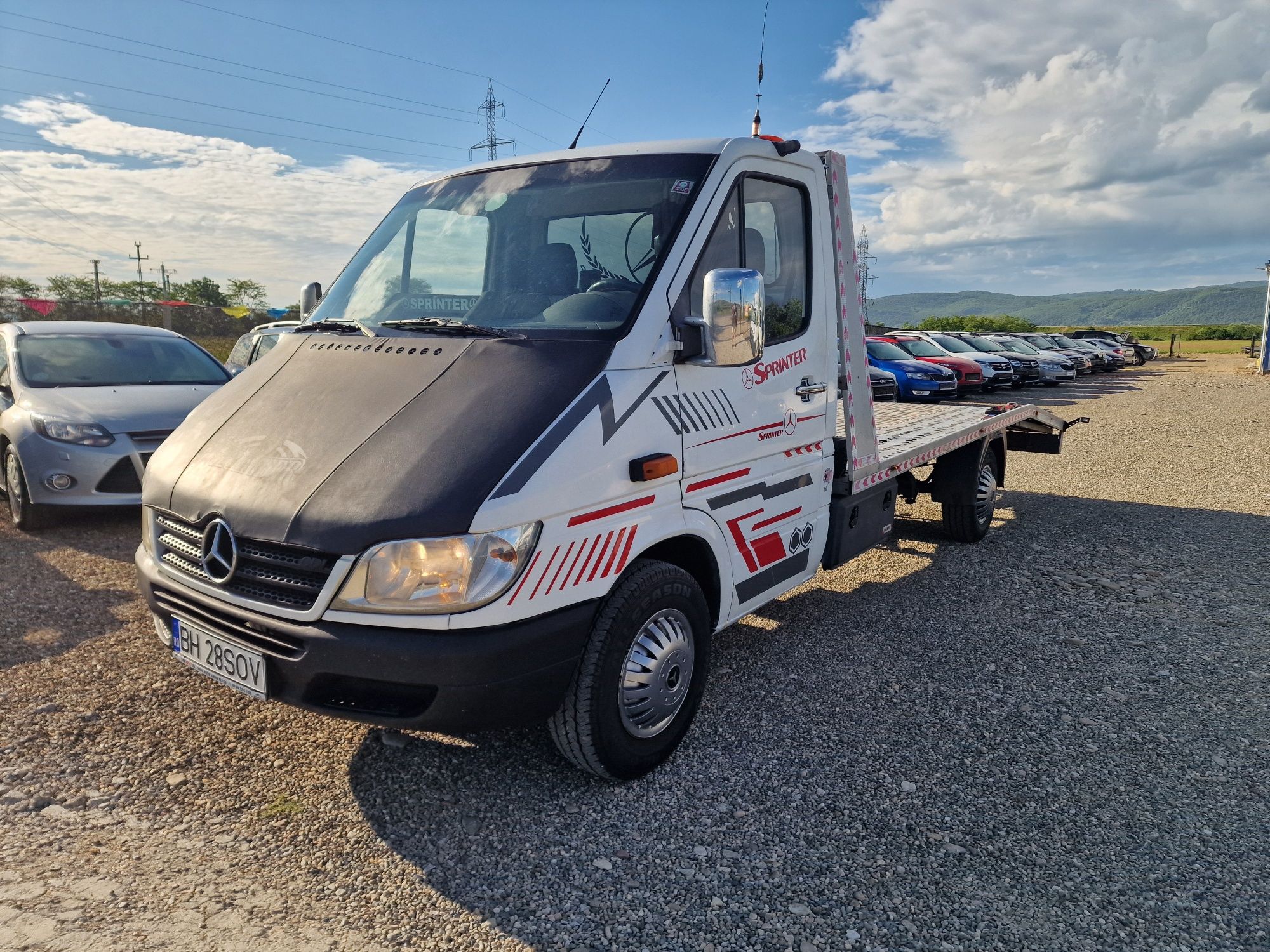 Mercedes Sprinter 313cdi platforma auto,slep,trailer,transport auto