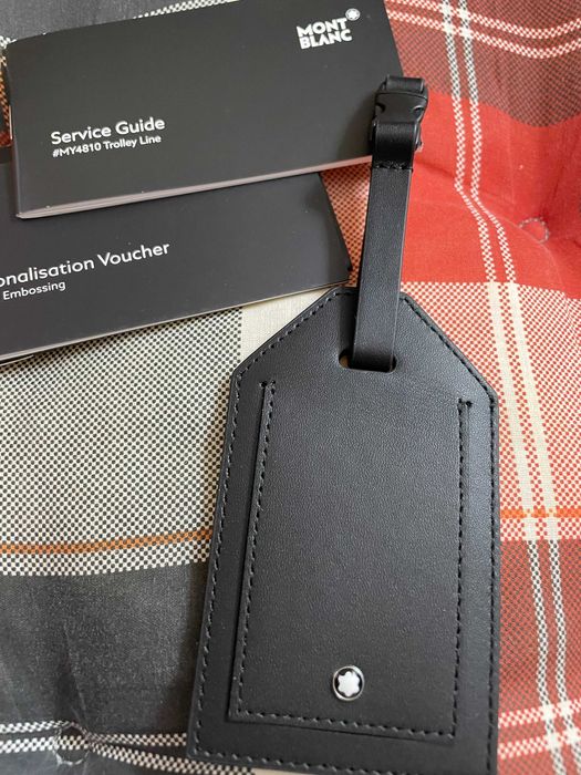 Eticheta pentru identificare bagaje MontBlanc Made in Italy