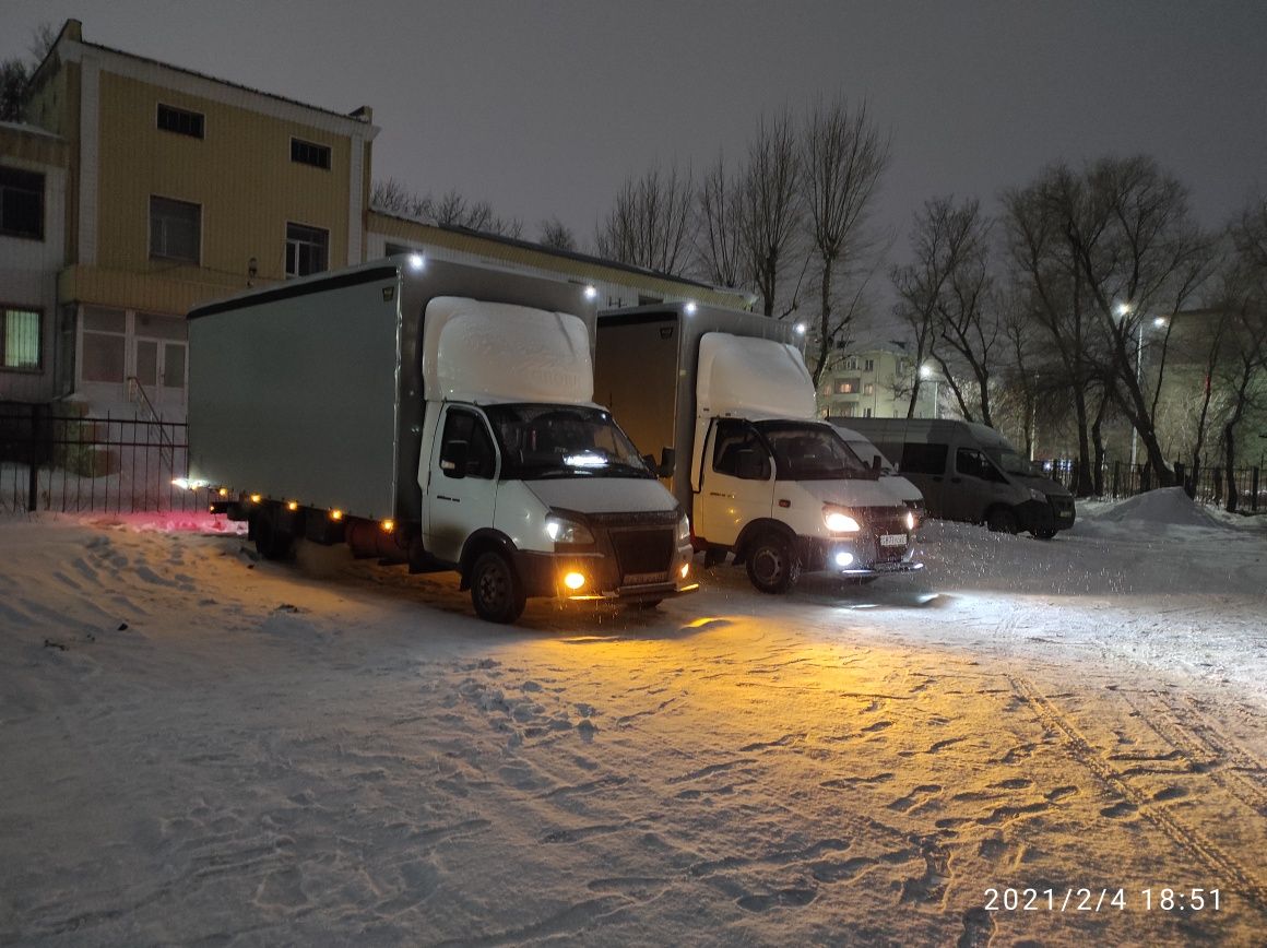 Грузоперевозки 6.2 метров Газель, высота 2.45, ширина 2.30, все погру