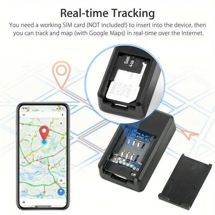 GPS Tracker cu SIM ptr Masini Persoane Animale