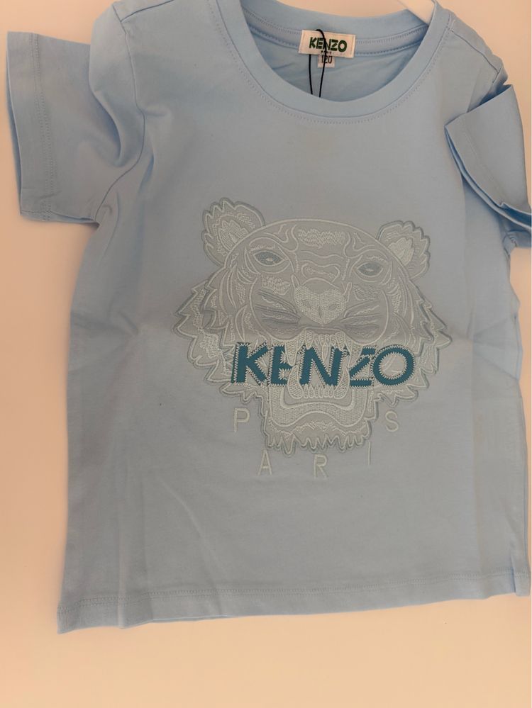 Детска блузка с къс ръкав #K - baby blue