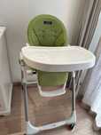 Столче Peg Perego Prima Papa - Follow me Wonder Green + Baby Cushion