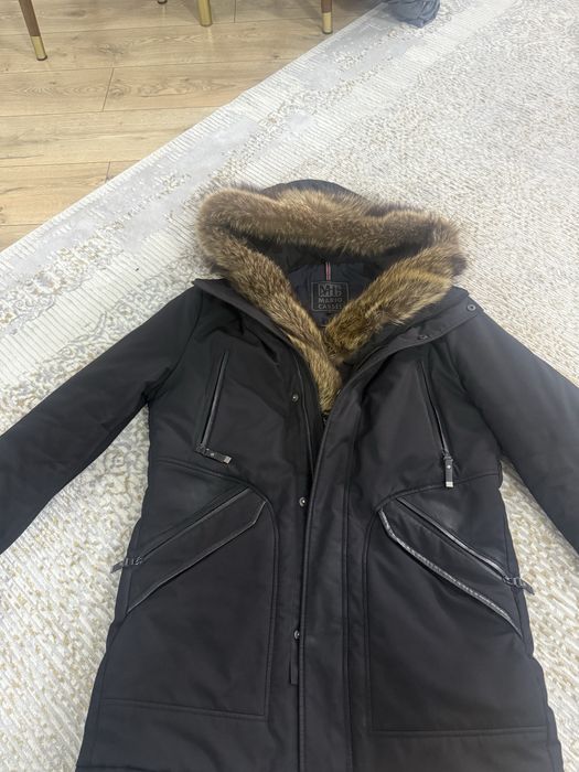 Мужска куртка зимняя. С натуральным мехом