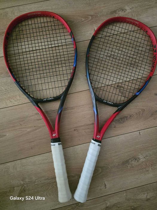 2 Rachete Tenis de Camp Yonex Vcore 100G culoare Scarlet