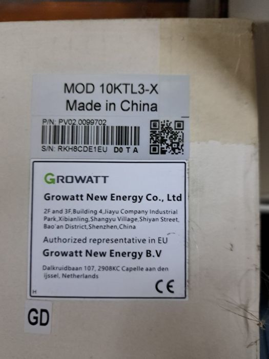 Invertor Growatt MOD 10KTL3-X ON- GRID 10kw trifazat