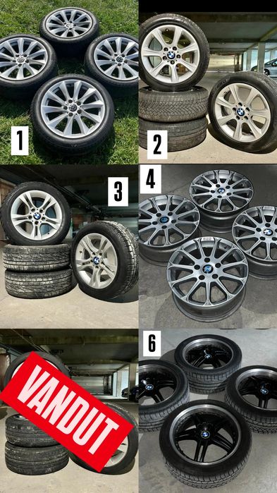 Jante Roti BMW iarna 17" 18" Diverse modele vara 5x120 X1 X3 Ser