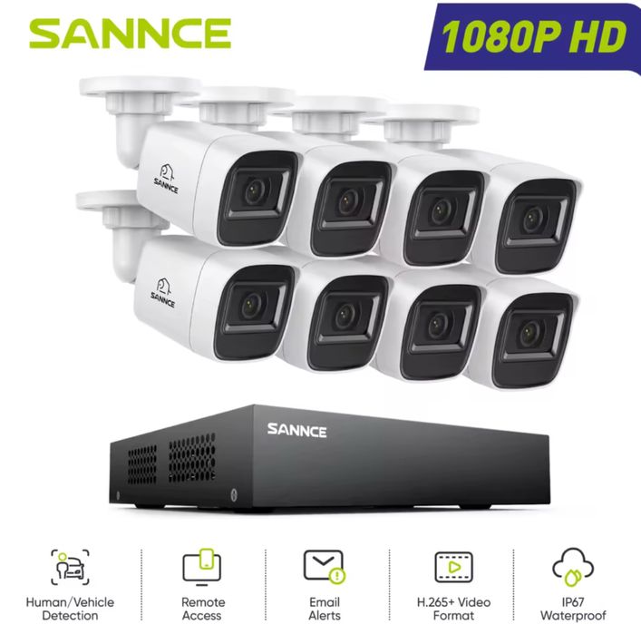 KIT Complet Camere Supraveghere Video 4/8/12 CAMERE **OFERIM MONTAJ