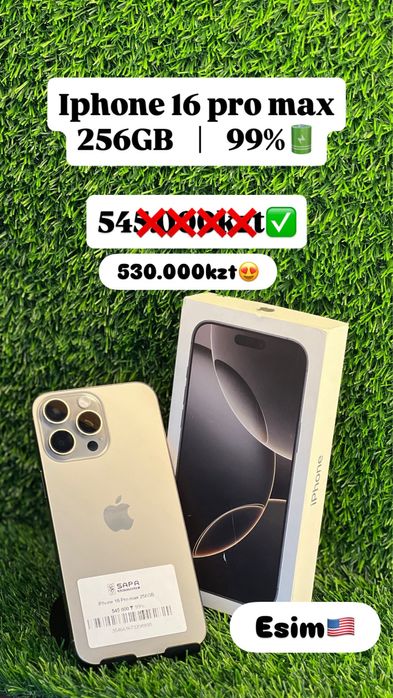 Iphone 16 pro max 256GB 99%