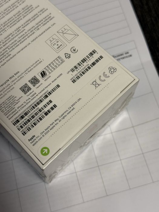 ЗАПЕЧАТАН 128GB iPhone 15 A1 Гаранция 2027 Pink / РОЗОВ